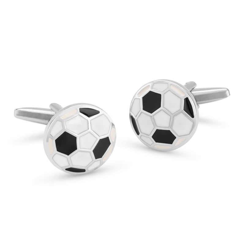 Módní manžetové knoflíčky fotbalový míč KS-186 Troli Módní manžetové knoflíčky fotbalový míč KS-186 Troli