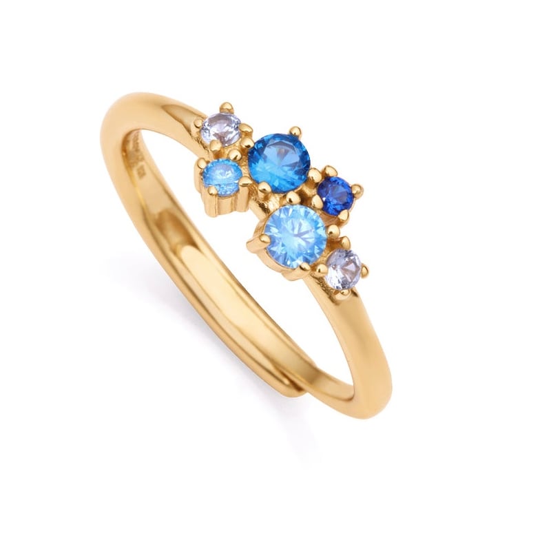 Stylový pozlacený prsten se zirkony Trend 13134A0 Viceroy / Obvod: 53 mm - 53 mm Stylový pozlacený prsten se zirkony Trend 13134A0 Viceroy / Obvod: 53 mm - 53 mm