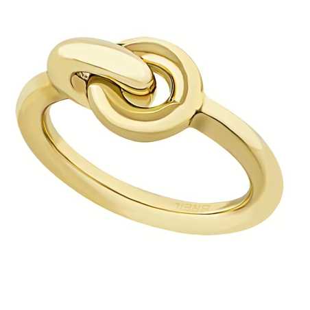 Minimalistický pozlacený prsten Tie Up TJ347 Breil / Obvod: 52 mm - 52 mm