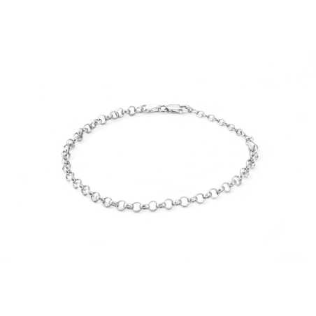 Stylový stříbrný náramek Anker AGB37 Beneto Exclusive / Délka: 17 cm