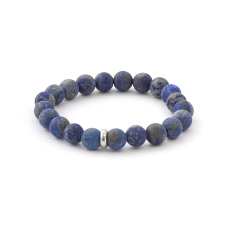 Korálkový náramek z lapisu lazuli MINK42/17 Agato
