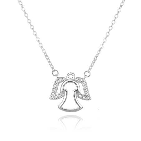 Stříbrný náhrdelník s andělíčkem AGS848/47 Beneto