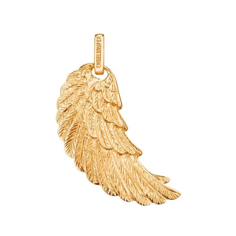 Pozlacený stříbrný přívěsek Andělské křídlo ERW-G Engelsrufer / Délka: 2,9 cm Pozlacený stříbrný přívěsek Andělské křídlo ERW-G Engelsrufer / Délka: 2,9 cm