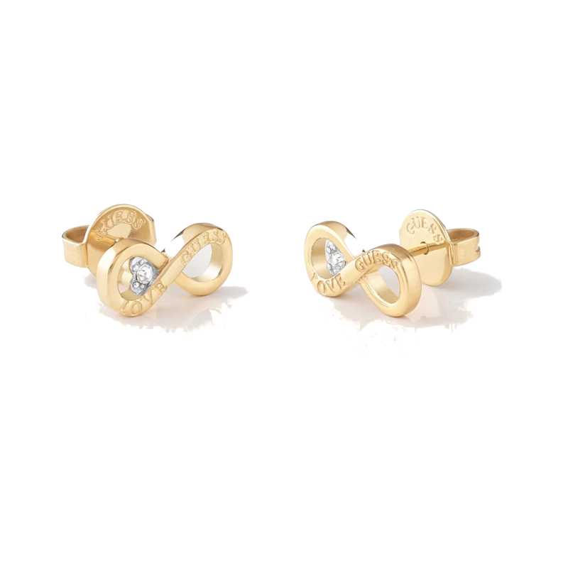 Krásné pozlacené náušnice Nekonečno Studs Party JUBE02182JWYGT/U Guess Krásné pozlacené náušnice Nekonečno Studs Party JUBE02182JWYGT/U Guess