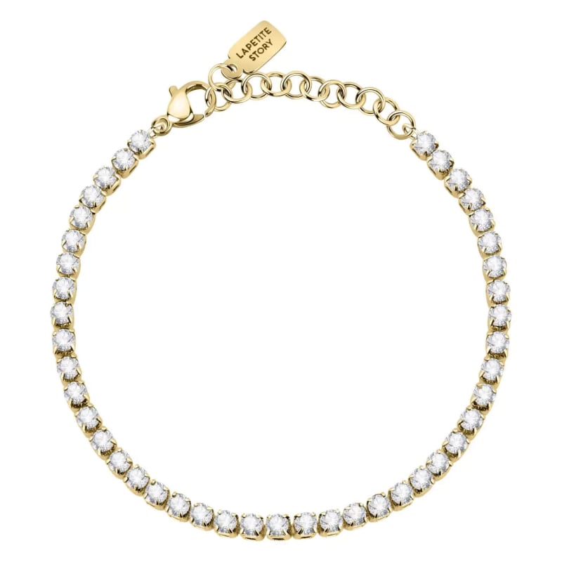 Elegantní pozlacený náramek s krystaly Friendship LPS05ARR73 La Petite Story Elegantní pozlacený náramek s krystaly Friendship LPS05ARR73 La Petite Story