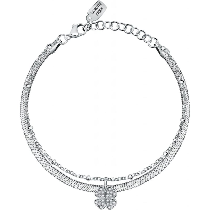 Dvojitý ocelový náramek pro štěstí Friendship LPS05ARR87 La Petite Story