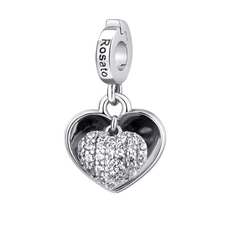 Stříbrný přívěsek Srdce Storie RZLE026R Rosato