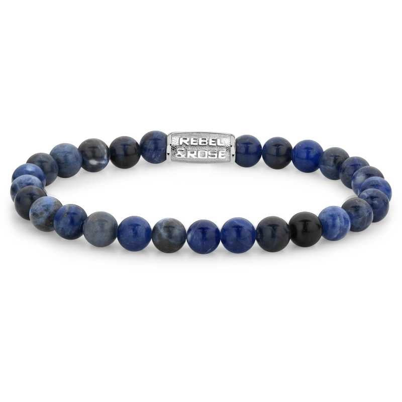 Korálkový náramek Midnight Blue RR-60012-S Rebel&Rose / Rozměr: 20 cm - L+