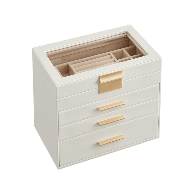 Světlý organizér/šperkovnice na šperky Troli