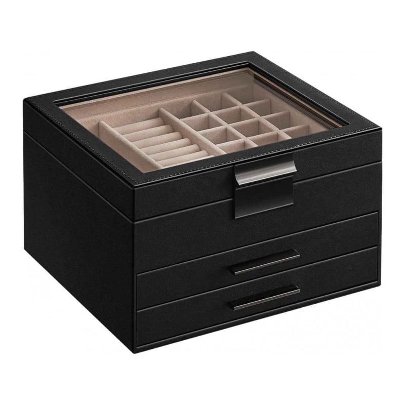 Černá šperkovnice na šperky Troli Černá šperkovnice na šperky Troli