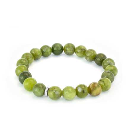Korálkový náramek z jadeitu MINK133/17 Agato