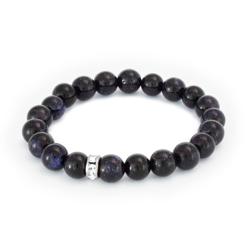 Korálkový náramek z avanturínu MINK131/17 Agato