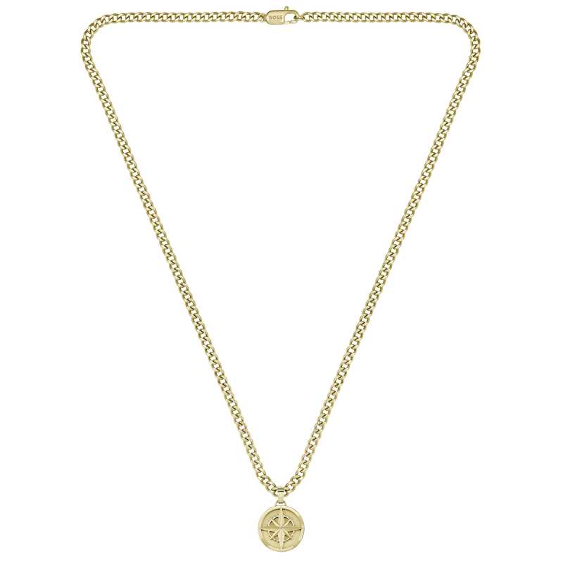 Nadčasový pánský pozlacený náhrdelník 1580549 Hugo Boss Nadčasový pánský pozlacený náhrdelník 1580549 Hugo Boss