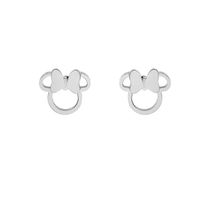 Krásné ocelové náušnice Minnie Mouse E600181L-B.CS Disney