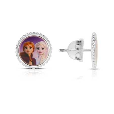 Půvabné dívčí náušnice Anna a Elsa Frozen ES00023SL.CS Disney