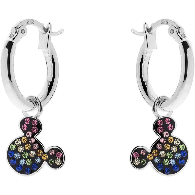 Hravé stříbrné náušnice Mickey Mouse ES00033SRML.CS Disney