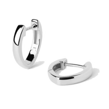 Minimalistické stříbrné náušnice Duke Vanilla AR02-A16-U Pdpaola