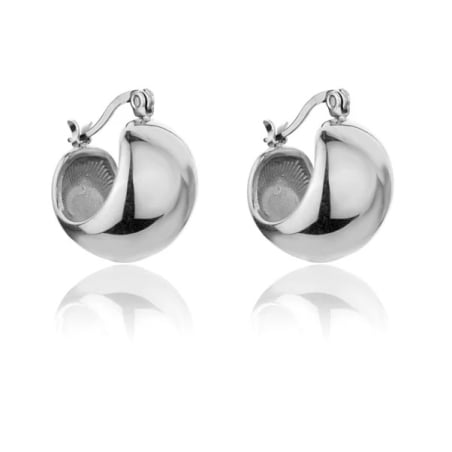 Masivní ocelové náušnice Sabrina Silver Earrings MCE23157S Marc Malone