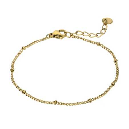 Něžný pozlacený náramek z oceli Paige EWB23073G Emily Westwood