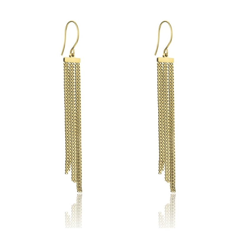 Dlouhé pozlacené náušnice Vivienne EWE23087G Emily Westwood Dlouhé pozlacené náušnice Vivienne EWE23087G Emily Westwood