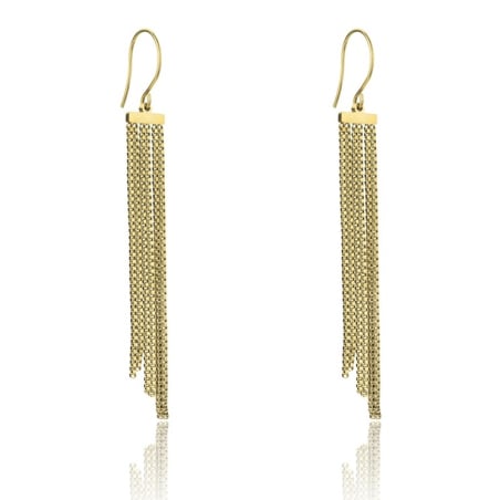 Dlouhé pozlacené náušnice Vivienne EWE23087G Emily Westwood