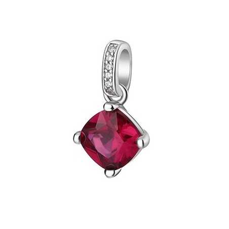Stříbrný přívěsek s červeným zirkonem Fancy Passion Ruby FPR17 Brosway