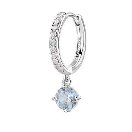 Kruhová single náušnice Fancy Cloud Light Blue FCL83 Brosway