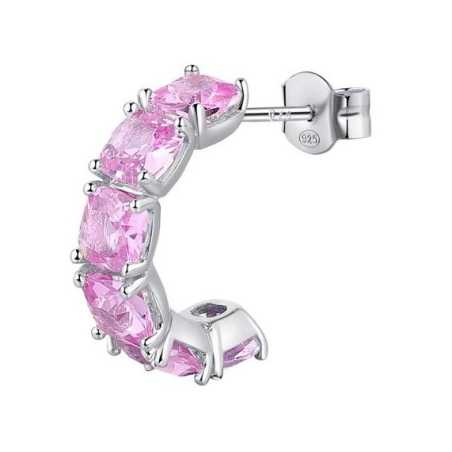 Okouzlující single náušnice Fancy Vibrant Pink FVP10 Brosway