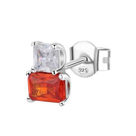 Elegantní stříbrná single náušnice Fancy Vitamin Orange FVO06 Brosway