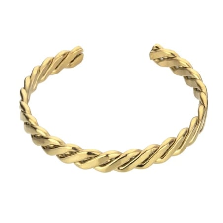 Stylový pevný náramek Tatum Gold Bracelet MCB23052G Marc Malone
