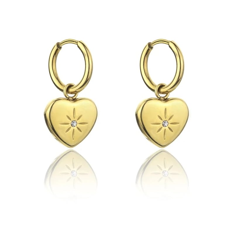 Krásné pozlacené náušnice Celine Gold Earrings MCE23147G Marc Malone Krásné pozlacené náušnice Celine Gold Earrings MCE23147G Marc Malone