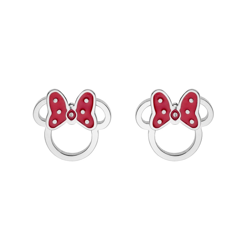 Půvabné ocelové náušnice Minnie Mouse E600191NRL.CS Disney