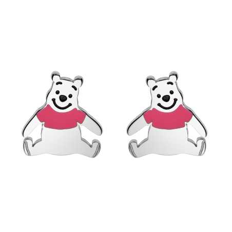 Hravé ocelové náušnice Medvídek Pú Winnie the Pooh E600188L.CS Disney
