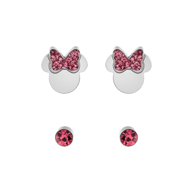 Třpytivý set dívčích náušnic Minnie Mouse S600149RPL-B.CS Disney