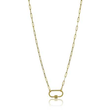 Originální pozlacený náhrdelník Hailey Gold Necklace MCN23016G Marc Malone