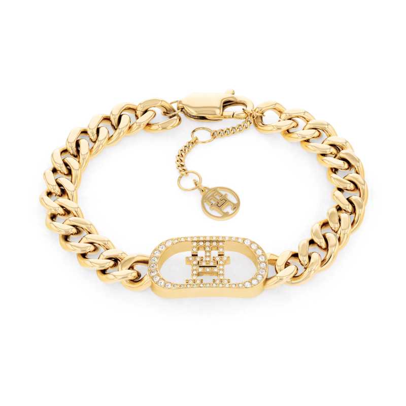 Luxusní pozlacený náramek Monogram 2780895 Tommy Hilfiger Luxusní pozlacený náramek Monogram 2780895 Tommy Hilfiger