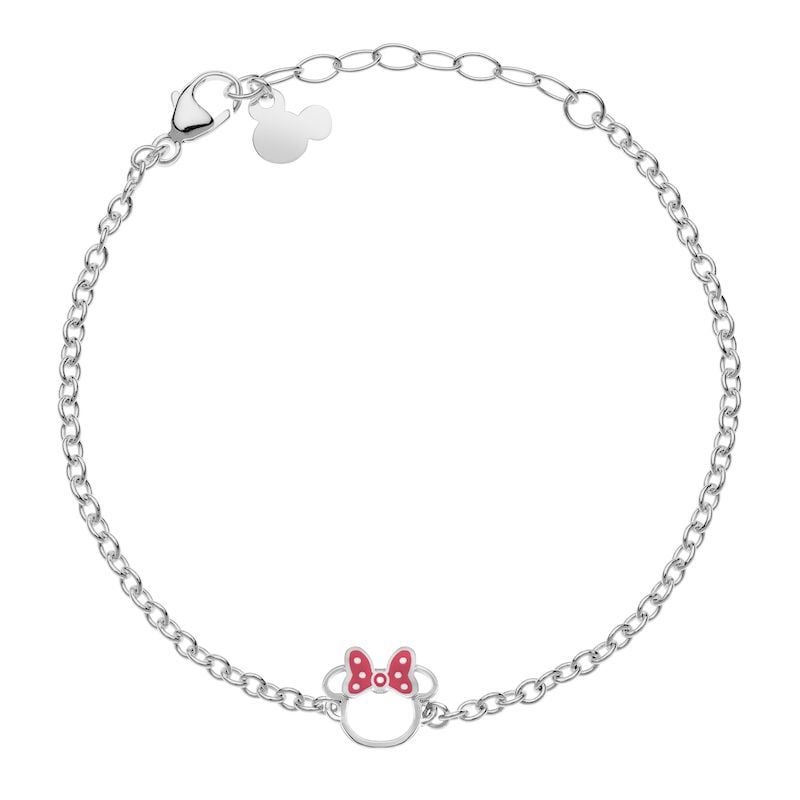 Ocelový náramek s ozdobou Minnie Mouse B600654L-55.CS Disney
