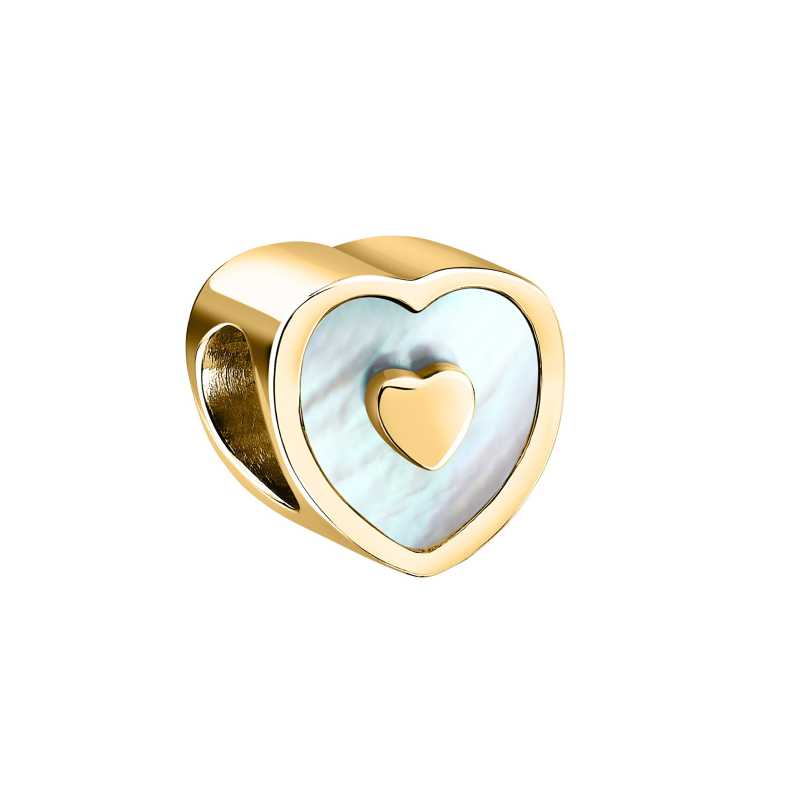 Pozlacený srdíčkový korálek Drops SCZ1334 Morellato