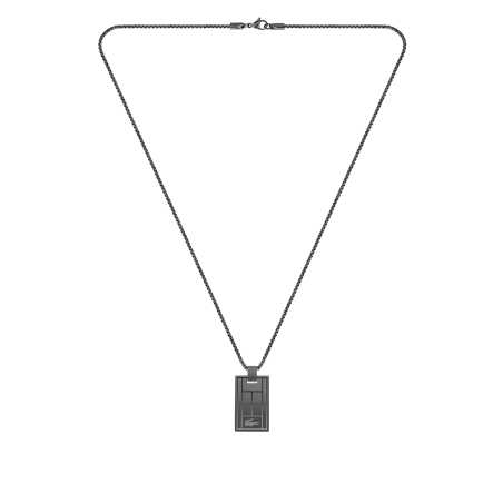 Módní pánský ocelový náhrdelník Tennis Court 2040078 Lacoste