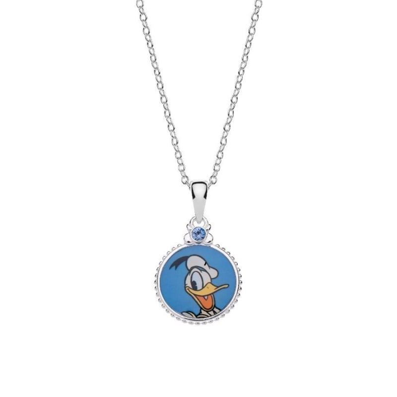 Stříbrný náhrdelník Donald Duck CS00027SRJL-P.CS (řetízek, přívěsek) Disney