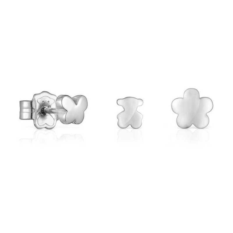 Stříbrný set peckových náušnic Bold Motif 1003875100 Tous Stříbrný set peckových náušnic Bold Motif 1003875100 Tous