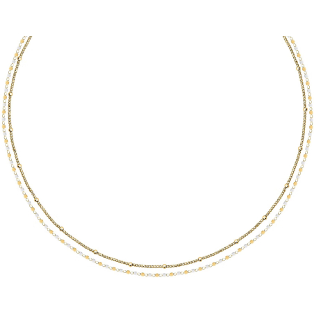 Dvojitý pozlacený náhrdelník Friendship LPS10ARR11 La Petite Story