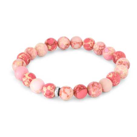 Korálkový náramek z císařského jaspisu MINK128/17 Agato