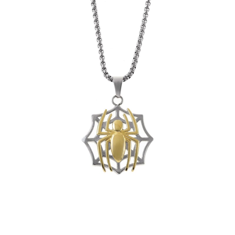 Stylový ocelový náhrdelník Spider Man Marvel C600768L-M.CS Disney