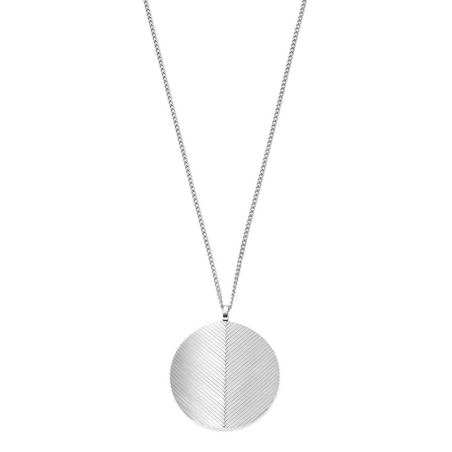 Dámský ocelový náhrdelník s medailonem Harlow JF04737040 Fossil