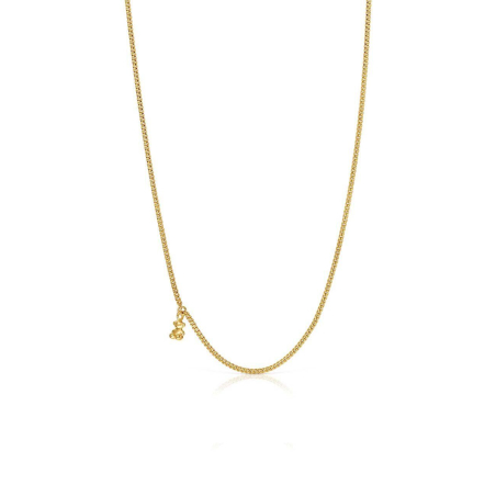 Nadčasový pozlacený řetízek Bold Bear 1004071900 Tous