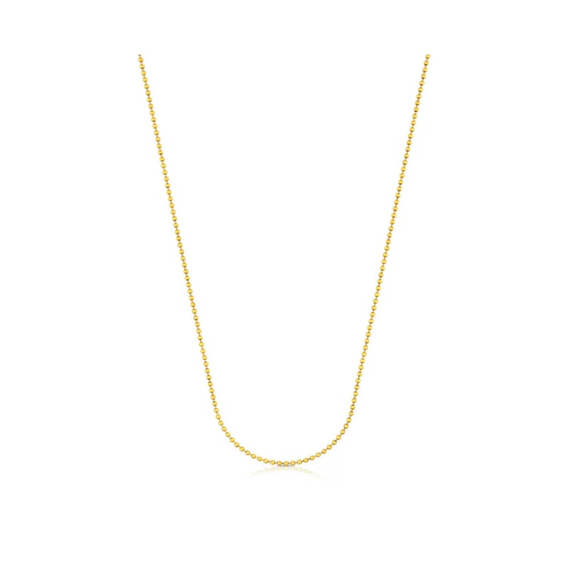 Pozlacený kuličkový náhrdelník Chain 1000042900 Tous Pozlacený kuličkový náhrdelník Chain 1000042900 Tous