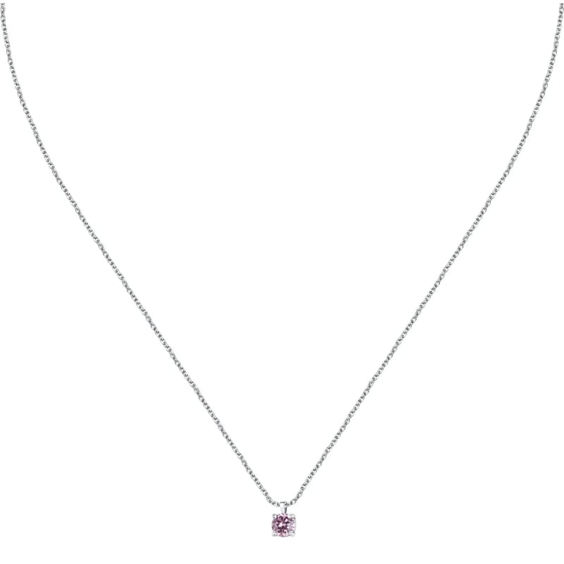 Stříbrný náhrdelník s růžovým zirkonem Silver LPS10AWV10 La Petite Story Stříbrný náhrdelník s růžovým zirkonem Silver LPS10AWV10 La Petite Story