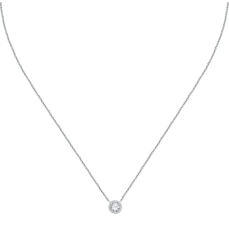 Elegantní stříbrný náhrdelník se zirkony Silver LPS10AWV05 La Petite Story