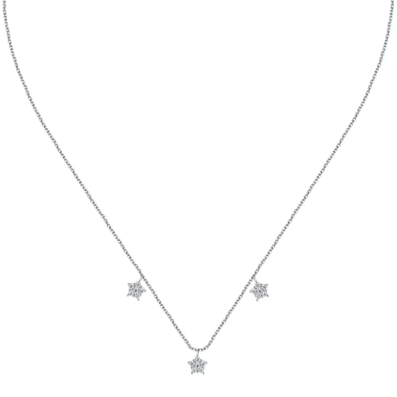 Stříbrný náhrdelník s hvězdičkami Silver LPS10AWV04 La Petite Story